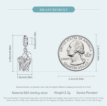 Load image into Gallery viewer, Sterling Silver Basketball Sports Charm