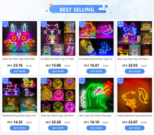 Load image into Gallery viewer, Red LED Bulls Neon Sign