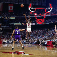 Load image into Gallery viewer, Red LED Bulls Neon Sign