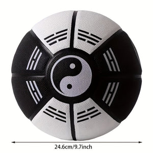 1pc Creative Size 7 PU Leather Basketball (With A Pump)