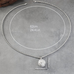 1pc Punk Hip-hop Rock Sports Style Solid Basketball Necklace Tide Men's Titanium Steel Pendant Couple Pendant
