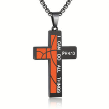 Load image into Gallery viewer, Inspirational Cross Pendant Necklace