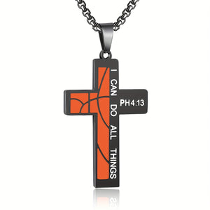 Inspirational Cross Pendant Necklace