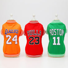 Load image into Gallery viewer, Pet Dog Basketball Jersey - various sizes/colours