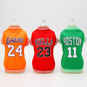 Pet Dog Basketball Jersey - various sizes/colours