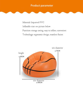 PVC Basketball Inflatable Chair