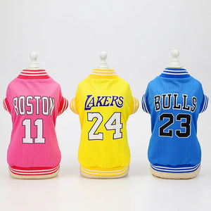 Pet Dog Basketball Jersey - various sizes/colours