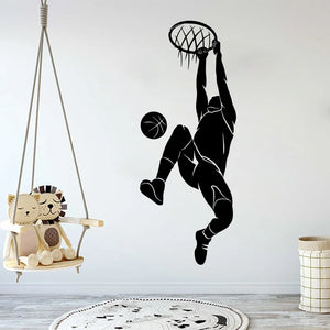 Slam Dunk Basketball Wall Sticker