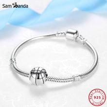 Load image into Gallery viewer, Sterling Silver Basketball Charm