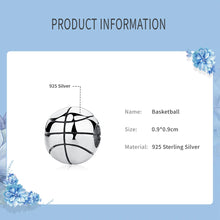 Load image into Gallery viewer, Sterling Silver Basketball Charm