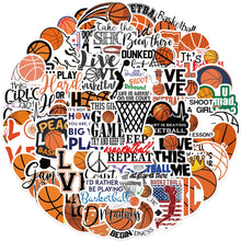 Load image into Gallery viewer, Basketball Stickers For Laptop, Luggage - 50 pc