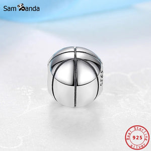 Sterling Silver Basketball Charm