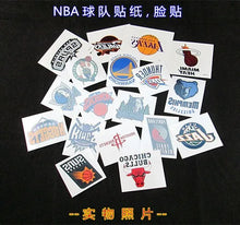 Load image into Gallery viewer, Basketball Team Stickers Temporary Tattoos x10