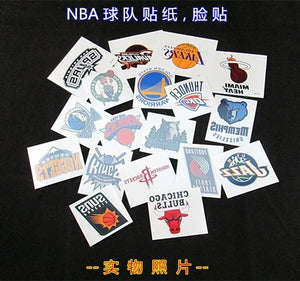 Basketball Team Stickers Temporary Tattoos x10