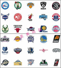 Load image into Gallery viewer, Basketball Team Stickers Temporary Tattoos x10