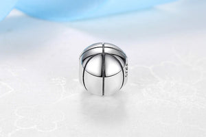 Sterling Silver Basketball Charm