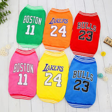 Load image into Gallery viewer, Pet Dog Basketball Jersey - various sizes/colours