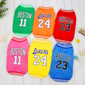 Pet Dog Basketball Jersey - various sizes/colours