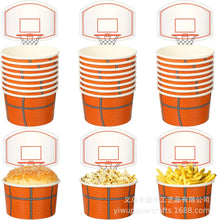 Load image into Gallery viewer, Party Basketball Snack Bowls &amp; Other Party Supplies