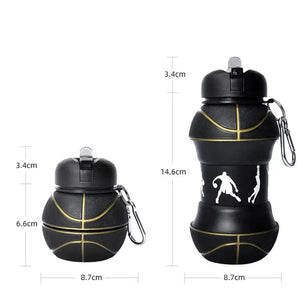 Basketball Silicone Water Bottle