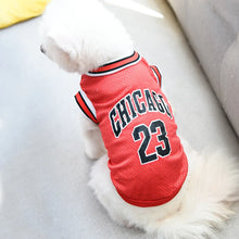 Load image into Gallery viewer, Mesh Breathable Dog Basketball Jersey Clothes