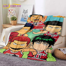 Load image into Gallery viewer, Cartoon Slam Dunk Basketball Anime Soft Blankets