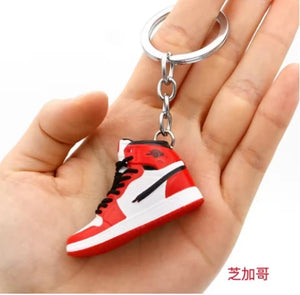 3D Basketball Shoes Keychain