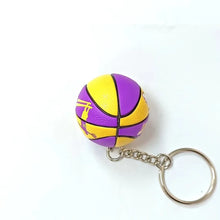 Load image into Gallery viewer, Mini Basketball Model Keychain/Keyring