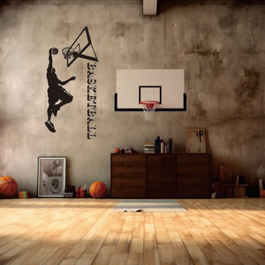 Basketball Dunking Decal