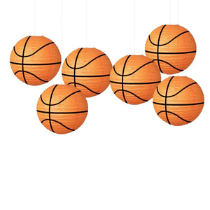 Basketball Paper Lanterns & Various Party Supplies