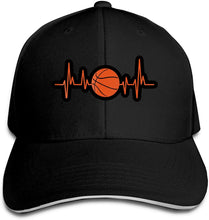 Load image into Gallery viewer, Basketball Heartbeat logo cap