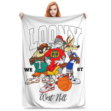 Load image into Gallery viewer, Space Jam Knitted Blanket