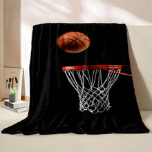 Load image into Gallery viewer, Basketball Art Printed Blanket