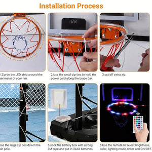 LED Basketball Hoop Light