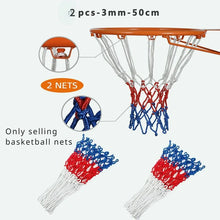 Load image into Gallery viewer, Standard Basketball Net Red+White, x1,x2 or x3 sets