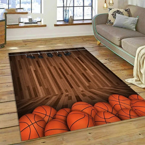 Basketball Court Rug - Various Designs