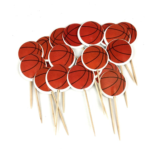 Basketball Cupcake Decorations