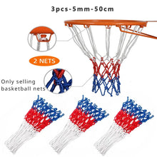 Load image into Gallery viewer, Standard Basketball Net Red+White, x1,x2 or x3 sets