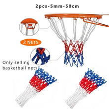 Load image into Gallery viewer, Standard Basketball Net Red+White, x1,x2 or x3 sets
