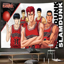 Load image into Gallery viewer, Slam Dunk Happy Birthday Banner Backdrop