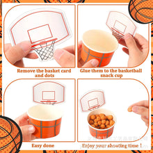 Load image into Gallery viewer, Party Basketball Snack Bowls &amp; Other Party Supplies