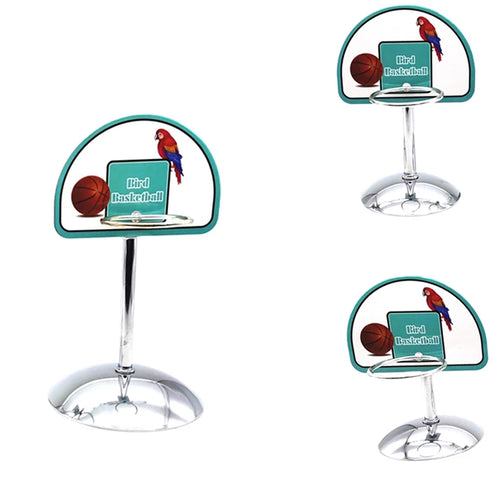 Pet Parrot Basketball Hoop