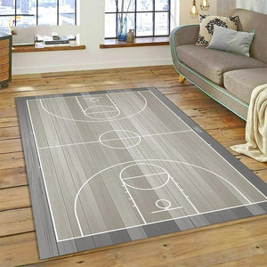 Basketball Court Rug - Various Designs