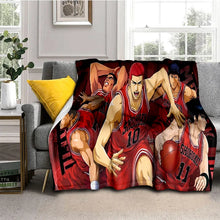 Load image into Gallery viewer, Cartoon Slam Dunk Basketball Anime Soft Blankets