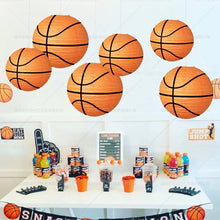 Load image into Gallery viewer, Basketball Paper Lanterns &amp; Various Party Supplies