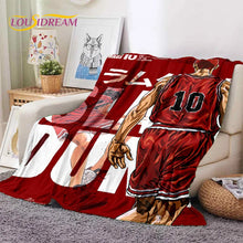 Load image into Gallery viewer, Cartoon Slam Dunk Basketball Anime Soft Blankets