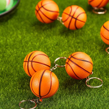 Load image into Gallery viewer, 12-24Pcs basketball ball keychain