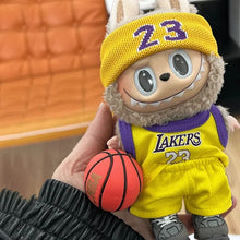 Load image into Gallery viewer, 17cm Labubu Basketball Clothes