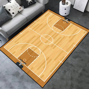 Basketball Court Large Rug
