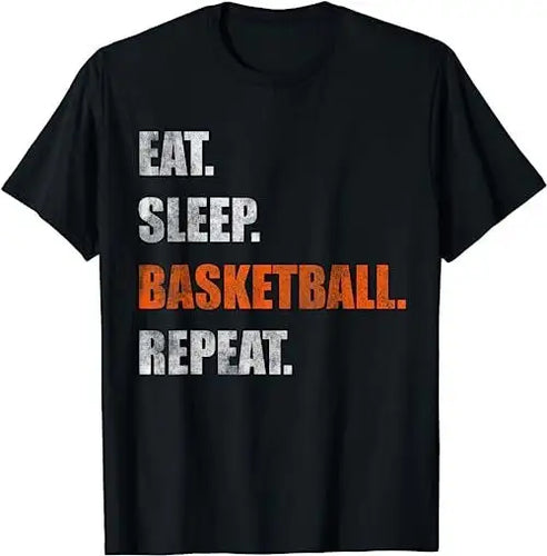 Eat Sleep Basketball Repeat T Shirt
